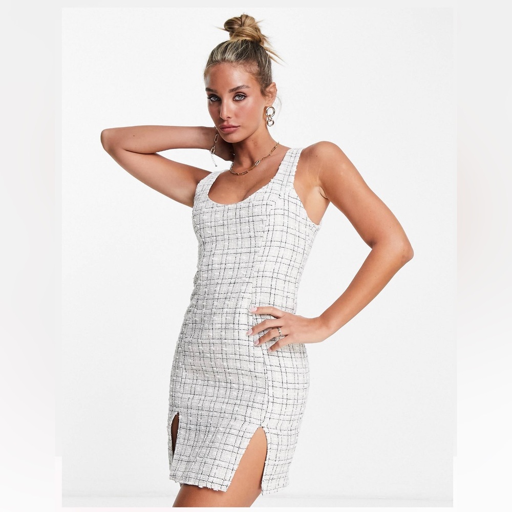 Boucle Mini Dress